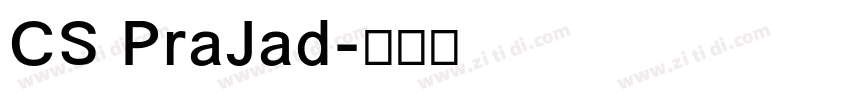 CS PraJad字体转换